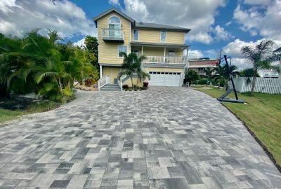 Driveway remodel Palm Harbor FL | Earthscapes Garden Room